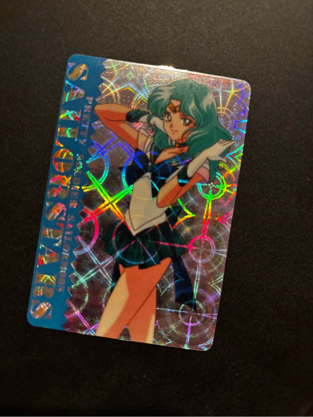 Vintage Sailor Neptune 3rd Anniversary Memorial Holo Card No.55 Japan